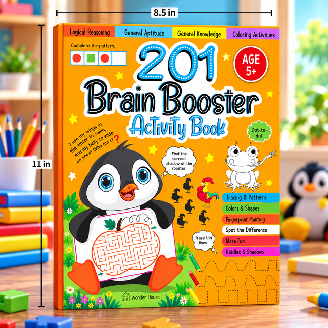 Kids Activity Books Maths Puzzles Games Learning and Educational Activities
