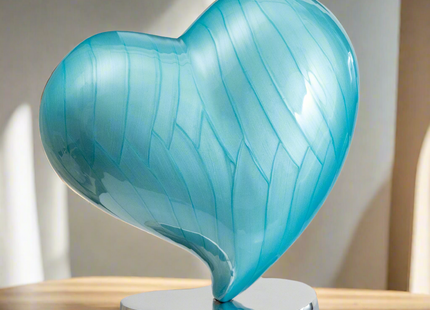 Royal Rapture Urns for ashes Memorial Funeral Cremation Adult Human Child Love Urns Decorative Heart 6" 10" (RHM02)
