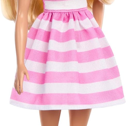 Barbie 65th Anniversary Collector Doll – Signature Iconic Style, Premium Collectible Fashion Doll for Kids & Fans – HTH66