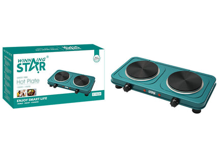 Winning Star Hot Plates Collection | Hot Plate 15.5cm 1000W EU Plug Silver 2 burners, 15.5cm + 15.5cm, Hot Plate 15.5cm 1000W UK Plug Silver 2 burners, 15.5cm + 15.5cm, Single Burner Hot Plate 15.5cm burner 1000W EU Plug Silver, Single Burner Hot...