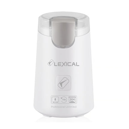 Lexical Germany LCG-0701 200W Coffee Grinder | 50g Electric Bean & Spice Grinder | EU Plug | Full Copper Motor | Safety Lock
