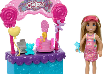 Barbie Chelsea Lollipop Stand Playset - 10-Piece Set from Barbie & Stacie to the Rescue Movie with Doll &...