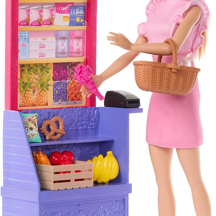 Barbie and Teresa Recipe for Friendship Fashion Doll & Playset – Malibu at the Market Theme with 11 Accessories Including Market Stand & Food | JCT05
