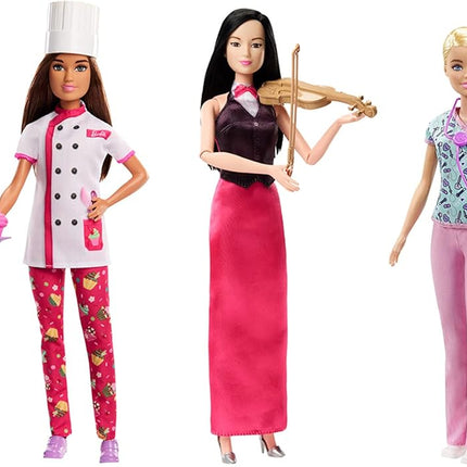 Barbie You Can Be Anything Career Doll Assortment – Profession Outfits & Accessories, Inspires Big Dreams (Styles May Vary) – DVF50
