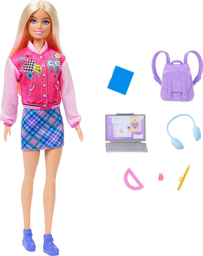 Barbie Day at the Beach Doll – Eco-Friendly Toy Made from Recycled Plastics, Beach-Ready Fashion for Ages 3+ – HPL73