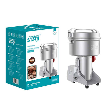 Winning Star Grain Grinder 500g 900W, 2kg 2000W Powerful Spice Grinding Machine Dry Wet