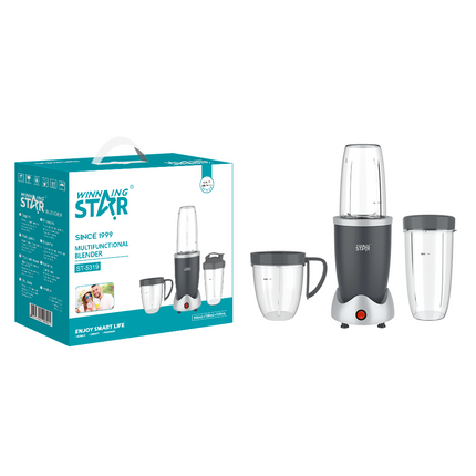 Winning Star Multifunction Blender Smoothie Maker + Grinder Stainless Steel 600W 0.95L or 900W 1.8L Blades  Pulse Function