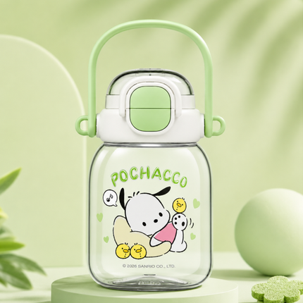 Character Design Dual-Drink Water Bottle with Carry Handle – 630ml & 700ml