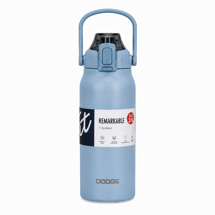 Dodge Stainless Steel Vacuum Flask 1.3L 1.7L | Hot Cold Travel Bottle