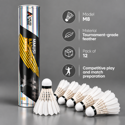 AMUSI Badminton Shuttlecock Sets Collection | Badminton Shuttlecock Set Badminton Training | Models RS01, PSP01, PSP01, RS02, RS03 | Badminton Training | Sports Accessory | Practice Shuttle