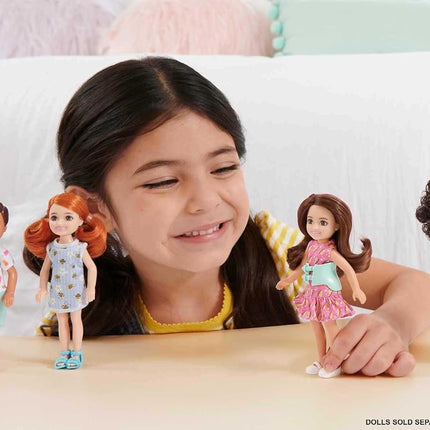 Barbie Chelsea & Friends Doll Assortment – 14 cm Mini Doll with Unique Outfits & Accessories (Styles May Vary) – DWJ33