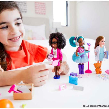 Barbie Chelsea You Can Be Anything Career Doll Assortment – Profession-Themed Small Doll (Styles May Vary) – GTN86