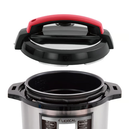 Lexical Germany Pressure Cookers Collection – 6L Electric Pressure Cooker | 1000W Multi Cooker| EU Plug