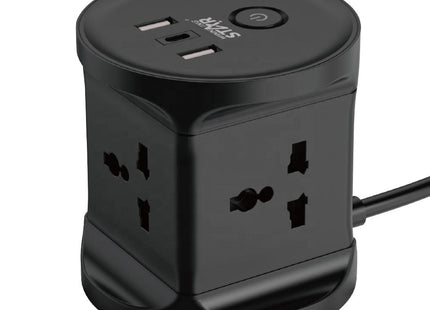 Winning Star Extension Sockets & Plug Adapters Collection | Power Socket Adapter 4 outlets 2500W 2 USB 1 Type-C 4 outlets + 2 USB + 1 Type-C, 3m cable, Power Socket Adapter 4 outlets 2500W EU Plug Silver 4 outlets, 5m cable, Power Socket Adapter...