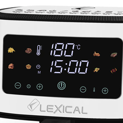 Lexical Germany Digital Air Fryer | 9L & 12L Capacity | Single & Double Basket Models | Touch Control | EU Plug