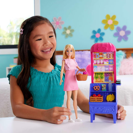 Barbie and Teresa Recipe for Friendship Fashion Doll & Playset – Malibu at the Market Theme with 11 Accessories Including Market Stand & Food | JCT05