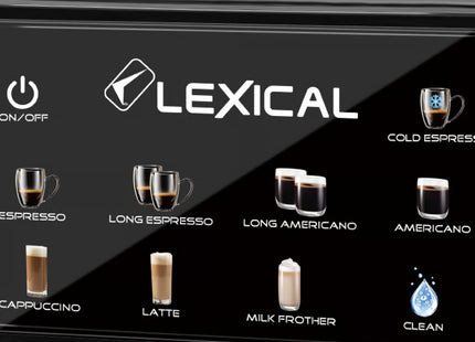 Lexical LEM Automatic Coffee Machine | Espresso Maker | Coffee Maker | Cappuccino Machine | Latte Maker