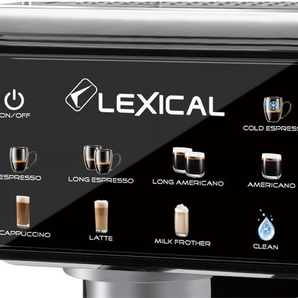 Lexical Germany Coffee Machine | Automatic Espresso & Cappuccino Maker | Built-in Milk System | Bean-to-Cup Models | EU Plug
