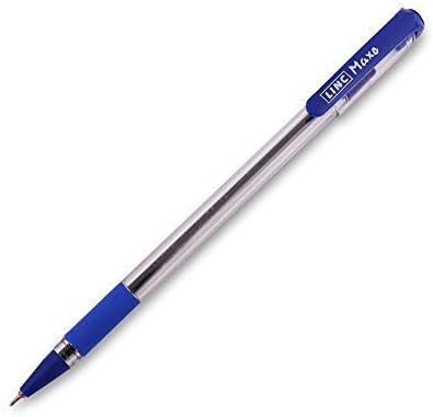 Linc Maxo Ballpoint Pens, BLUE, Pack of 10, Fine Point (0.7mm), Comfortable Grip, Everyday Pens for School Office Home Business
