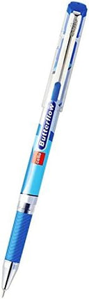 Cello Smooth Butterflow Ballpoint Pen, Blue Ink, Pack of 10