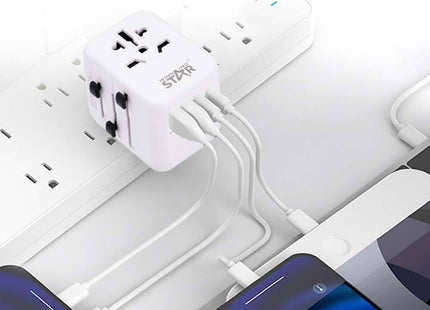 Winning Star Extension Sockets & Plug Adapters Collection | Power Socket Adapter 4 outlets 2500W 2 USB 1 Type-C 4 outlets + 2 USB + 1 Type-C, 3m cable, Power Socket Adapter 4 outlets 2500W EU Plug Silver 4 outlets, 5m cable, Power Socket Adapter...