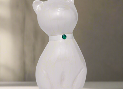 Royal Rapture Urn For Ashes Cremation Funeral Memorial Love Urns decorative Cat Kitty Figurine Pet Alloy 8.5" (RCM02)