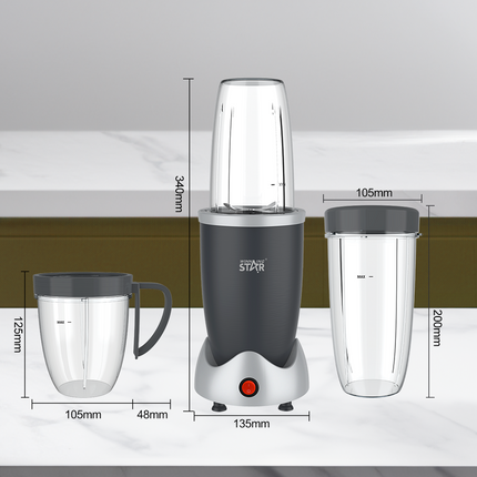 Winning Star Multifunction Blender Smoothie Maker + Grinder Stainless Steel 600W 0.95L or 900W 1.8L Blades  Pulse Function
