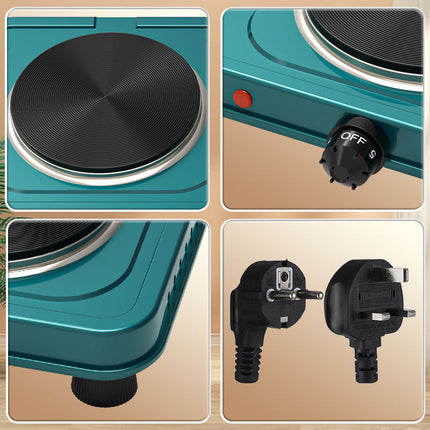 Winning Star Electric Hot Plate Collection – 1000W Single & Double Burner Portable Cooktops for Home, Office and Travel