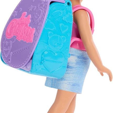 Barbie Family & Friends Cupcake Baking Backpack Playset – Blonde Chelsea Doll with Wearable Backpack & Baking Accessories – JBF46