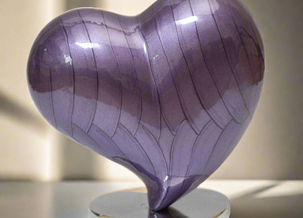 Royal Rapture Urns for ashes Memorial Funeral Cremation Adult Human Child Love Urns Decorative Heart 6" 10" (RHM02)