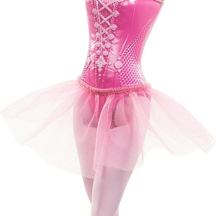 Barbie Ballerina Doll – Blonde with Removable Pink Tutu, Sculpted Toe Shoes & Ballet Arms, Dance Fashion Doll – GJL59