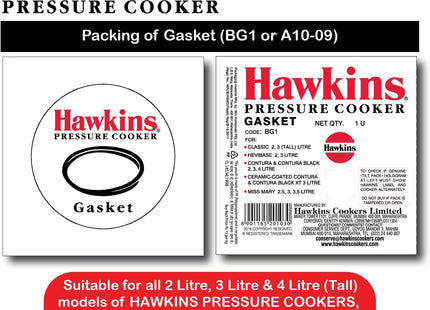 Hawkins Pressure Cooker Gasket Seal 2-4 Litre