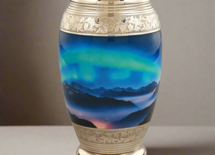 Royal Rapture Urn for ashes Jar Cremation Funeral Memorial Love Urns Decorative Adult Human Child 10" Large (RJM03)