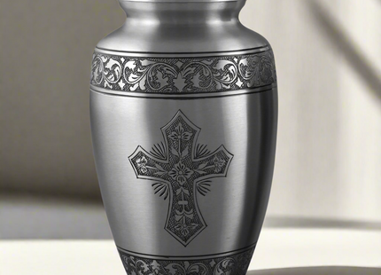 Royal Rapture Adult Urns For Ashes Cremation Funeral Memorial Handcrafted Adult  Love Urns Decorative Brass 10" Large(RJM05)