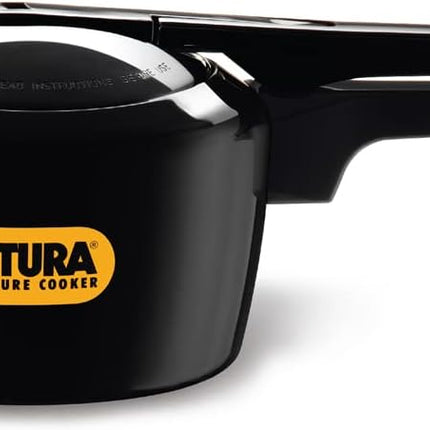 Futura by Hawkins Hard Anodized Pressure Cooker 2L to 9L Black Cooker for Everyday Cooking