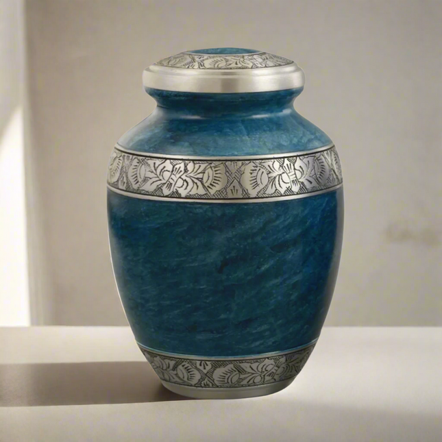 Royal Rapture Urn for ashes Jar Cremation Funeral Memorial Love Urns Adult Human Child 10" Large (RJM02)