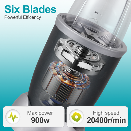 Winning Star Multifunction Blender Smoothie Maker + Grinder Stainless Steel 600W 0.95L or 900W 1.8L Blades  Pulse Function