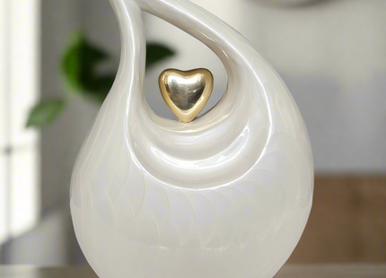 Royal Rapture Urn for ashes Cremation Memorial funeral Teardrop Jar Love Urns decorative Human Adult Child 12" Large (RT02)