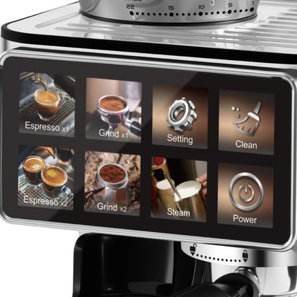 Lexical Germany Coffee Machine | Automatic Espresso & Cappuccino Maker | Built-in Milk System | Bean-to-Cup Models | EU Plug