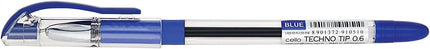 Cello Ball pen Pack of 10 (Techno Tip(Blue))