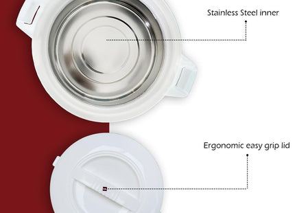 Cello CE-1.5L Chef Deluxe Hot-Pot Insulated 1.5 Litre Casserole Warmer/Cooler with hard thick base, 1500ml