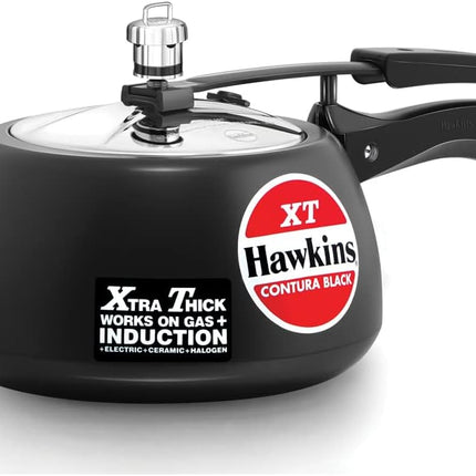 Hawkins Contura Xtra Thick Hard Anodized Pressure Cooker 1.5L to 6.5L Induction Gas Electric Compatible
