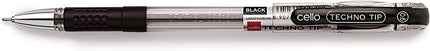 Cello Technotip Ball Pen Set - Pack of 10 (Black)