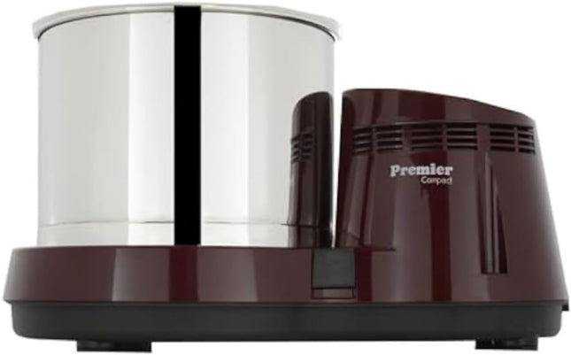 Premier Compact Table Top 2L Wet Grinder 110V with Atta Kneader & Coconut Scraper Red