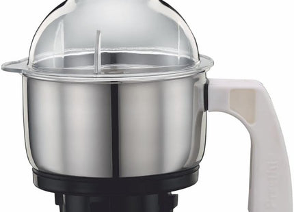 Preethi Mixer Grinder Jar MGA 504 / MGA 511 / MGA 514  Compatible with Blue Leaf Diamond, Platinum, Popular Galaxy  Chutney Jar, Dry Jar, Liquid Jar  4‑Pin Jar for All Models