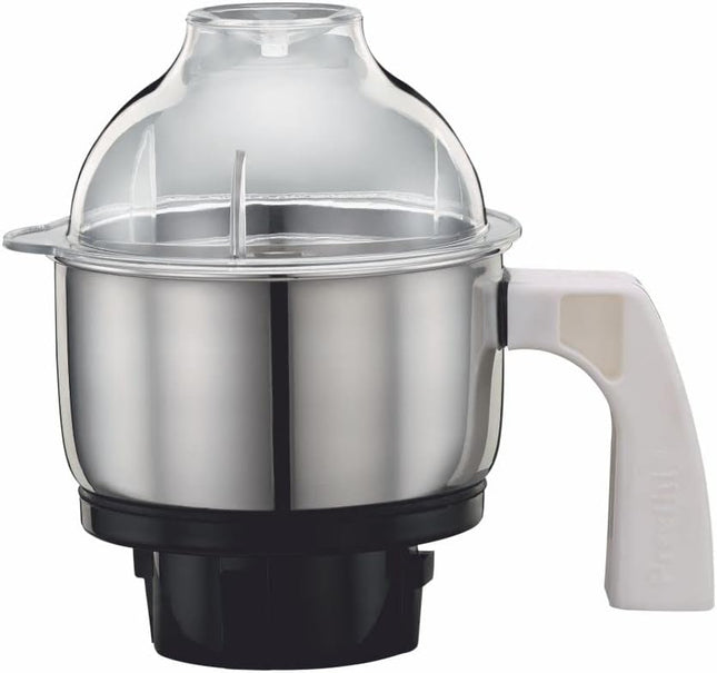 Preethi Mixer Grinder Jar MGA 504 / MGA 511 / MGA 514  Compatible with Blue Leaf Diamond, Platinum, Popular Galaxy  Chutney Jar, Dry Jar, Liquid Jar  4‑Pin Jar for All Models