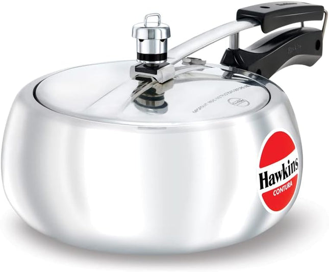 HAWKINS Contura Pressure Cooker, Small, Aluminum, Silver