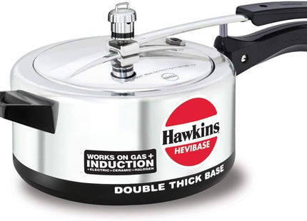 Hawkins Hevibase Induction Compatible Pressure Cooker, Silver