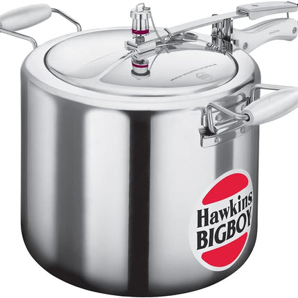 Hawkins Bigboy Pressure Cooker 14L 18L 22L Aluminium Large Capacity Cooker for Bulk Cooking
