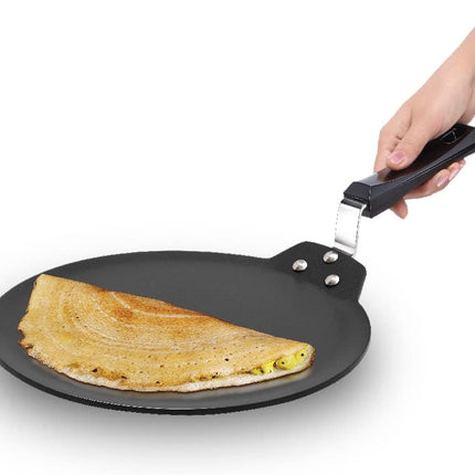 Hawkins Futura Hard Anodised Non Stick Dosa Tava 30cm Large Griddle for Dosa Uttapam